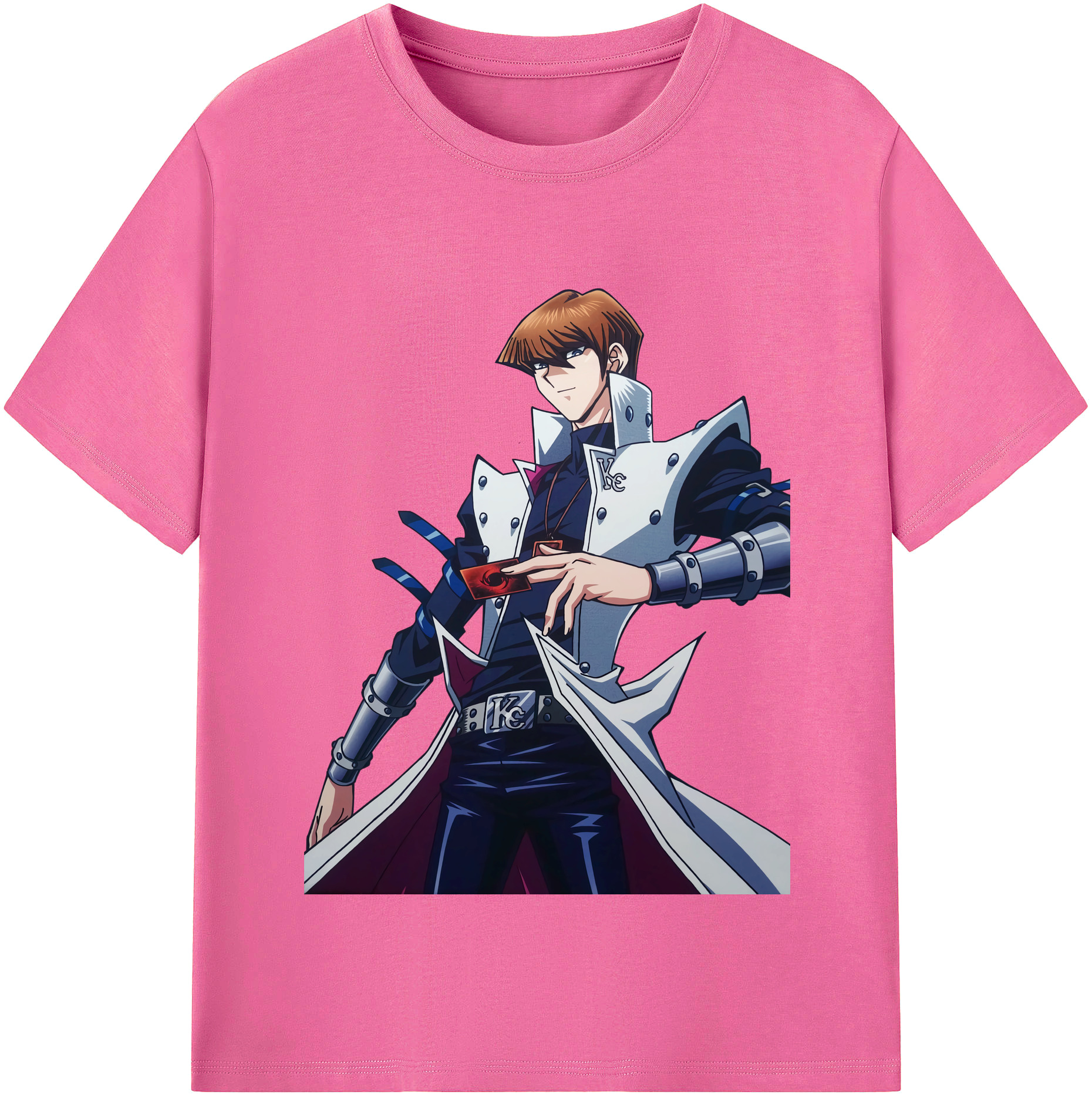 （画像用） 遊☆戯☆王 Yu-Gi-Oh! レディースカジュアルプリントTシャツ（綿100％）